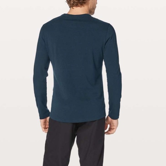 Lululemon Mens 5 Year Basic Longsleeve *Navy - Large - Picture 2 of 5